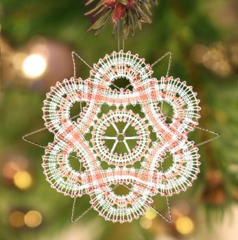 Preview: 589 Klöppelbrief "Schnee-Sternchen 2023"